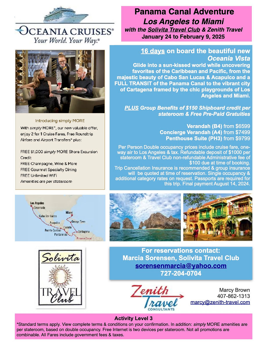 Panama Canal Cruise 2025